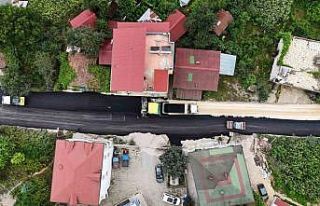 Ordu’da asfalt çalışmaları devam ediyor