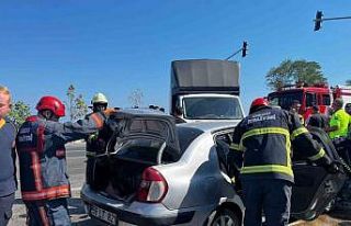 Ordu’da otomobil ile kamyonet çarpıştı: 5 yaralı