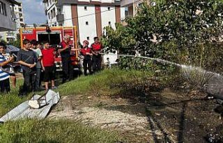 Ordu’da plastik atık yangını paniğe neden oldu