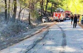 Ormana sıçrayan yangın söndürüldü