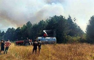 Ormanlık alanda yangın: Çok sayıda ekip sevk edildi