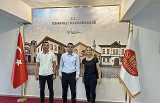 Osmaneli eğitim yöneticilerinden Kaymakam Kılıç’a...
