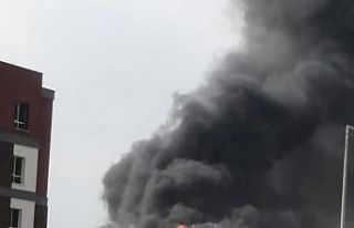 Osmaniye’de inşaat işçilerinin kaldığı konteynerde...