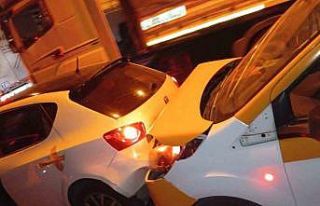 Osmaniye’de tünelde zincirleme kaza: 2 yaralı