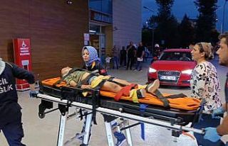 Otomobilin çarptığı bisikletli çocuk ağır yaralandı