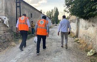 Patnos’ta 50 aileye et yardımı yapıldı