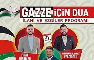 Pursaklar’da eller Gazze için duaya kalkıyor