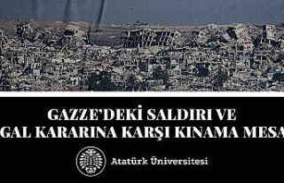 Rektör Prof. Dr. Hacımüftüoğlu’ndan Gazze’deki...