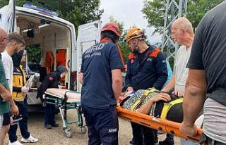 Rize’de ilkel teleferik kazası: 1 yaralı