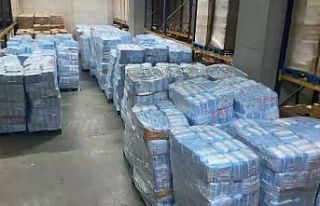 Rusya’ya satılan bebek bezleri Beylikdüzü’nde...