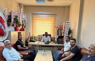 Sağlık-Sen heyeti Silopi Devlet Hastanesi Müdürü...