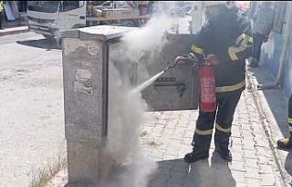 Samandağ’da trafo yangını çıktı