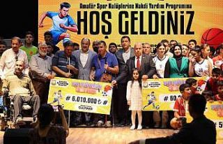 Şanlıurfa’da amatör spor kulüplerine 6 milyon...