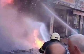 Şanlıurfa’da iş yerinde korkutan yangın