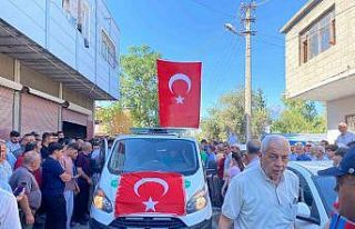 Şehit olan orman personeli Demirel son yolculuğuna...