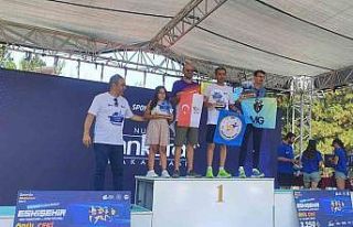 Siirtli sporcu, Eskişehir Yarı Maratonu’nda kategorisinde...