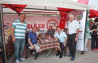 Sincan Park’ta farklı yörelerden gelen ürünler...