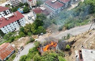 Sinop’ta ahşap yapıda yangın