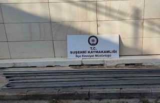 Sivas’ta yakalanan 3 alüminyum hırsızı yakalandı