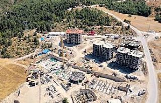 Söğüt 2. Etap TOKİ konutlarında çalışmalar...