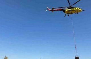 Soma’da orman yangınıyla mücadele devam ediyor