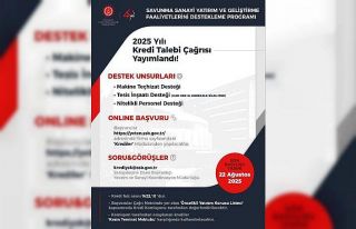 SSB tarafından 2025 yılı kredi talebi çağrısı...