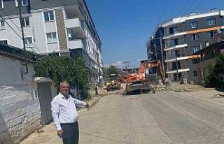 Sultanhisar’da 5 bin metrekarelik parke taşı çalışması...