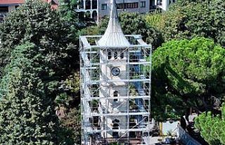 Tarihi Saat Kulesi restore ediliyor