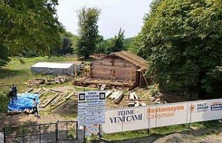 Tarihi Terme Yeni Cami’de Restorasyon çalışmaları