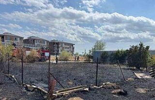 Tekirdağ’da çocuklar yangın çıkarıp kaçtı