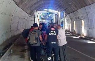 Tunceli’de tünelde kaza: 1 yaralı