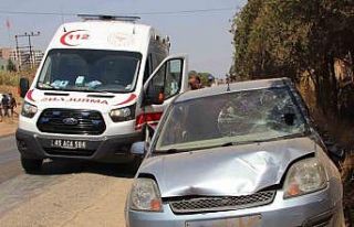 Turgutlu’da otomobilin çarptığı yaya ağır...