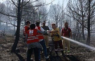 Türk Kızılay’ın orman yangınlarıyla mücadeleye...