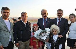 Ulaştırma ve Altyapı Bakanı Uraloğlu Iğdır’da