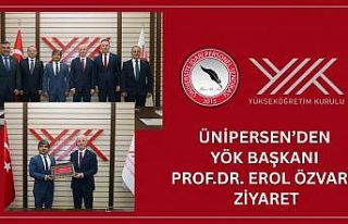 ÜNİPERSEN’den YÖK Başkanı Özvar’a ziyaret