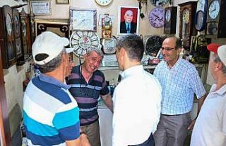 Vali Aktaş esnaflarla bir araya geldi