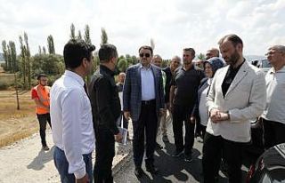 Vali Musa Işın, Hisarcık-Emet köprüsünde incelemelerde...