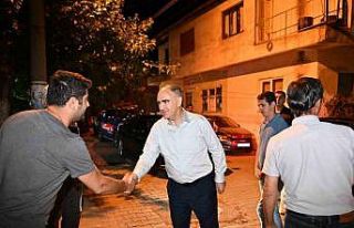 Vali Özkan depremden etkilenen bölgeleri inceledi