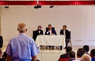 Vali Sözer muhtarlarla bir araya geldi
