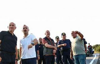 Vali Toraman tahliye edilen köylere geri dönen vatandaşları...