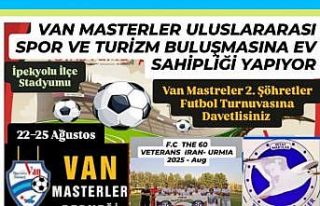 Van Masterler’den uluslararası futbol turnuvası