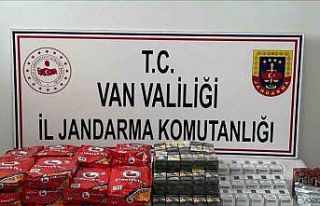 Van’da gümrük kaçağı malzemeler ele geçirildi