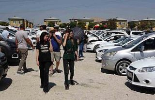 Van’da ikinci el açık oto pazarında durgunluk...