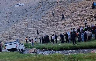 Van’da kamyonet uçuruma yuvarlandı: 6 yaralı
