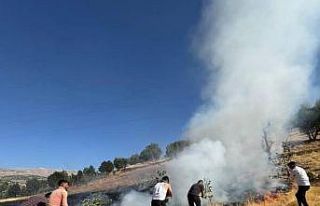 Yangına müdahale eden 7 işçi dumandan etkilendi