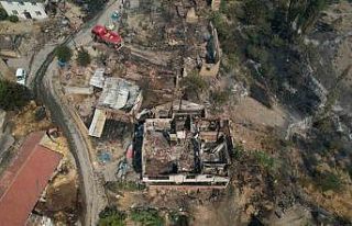 Yangında alevlerin sardığı köy ‘Genel Hayata...