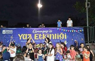 Yaz etkinliklerinde çocuklar ve aileler doyasıya...