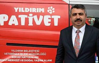 Yıldırım’da patili canlara mobil hizmet