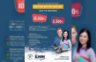 YKS’de ilk 2 bine giren öğrencilere Yeşilyurt’tan...