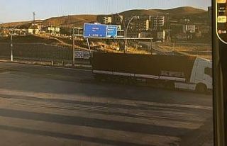 Yüksekova’da sinyalizasyon direğine çarpan tır...